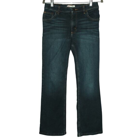 Wrangler Jeans Classic Boot Flare Dark Denim Girls 14 - Picture 1 of 9